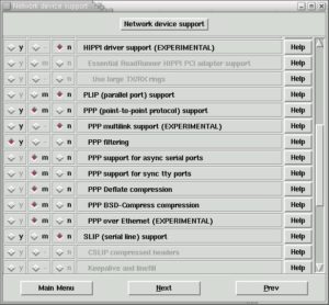 Abbildung 3: PPP-Unterstützung im Kernel anschalten