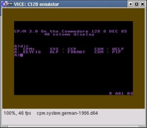 Abbildung 3: CP/M 3 auf dem Commodore 128