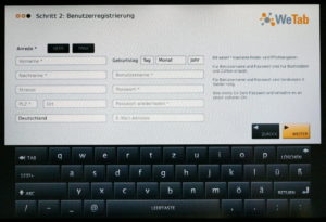 Abbildung 3: Der gut gemachte Wetab-Einrichtungsassistent beim ersten Start.