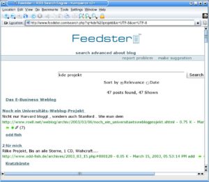 Abbildung 3: Mit dem neuen Web-Shortcut finden Sie Ihr persönliches Steckenpferd garantiert in jedem Newsfeed