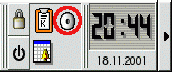 Abbildung 3: Noatun-Icon im Systembereich