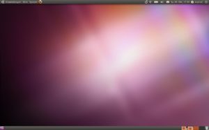 Abbildung 3: Der Gnome-Desktop von Ubuntu 10.10 macht einen sehr aufgeräumten und professionellen Eindruck.