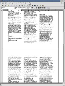 Abbildung 32: Das Dokument im Applix HTML Author vor…