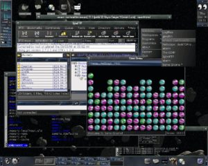 Abbildung 4: Ein Desktop mit Sawmill und GNOME