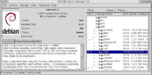 Abbildung 4: Es gibt auch grafische Frontends für apt – hier eine GNOME-Variante