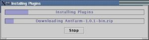 Abbildung 4: Der Plugin-Manager bei der Installation