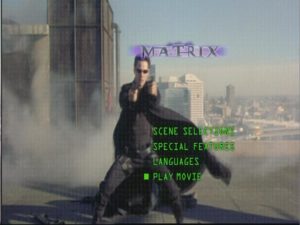 Abbildung 4: Inzwischen beherrscht VDR auch die Darstellung von DVD-Menüs, so wie man es von anderen DVD-Playern gewohnt ist. Lediglich der Spezial-Modus "Follow the White Rabbit" der DVD "Matrix" funktioniert noch nicht ganz.