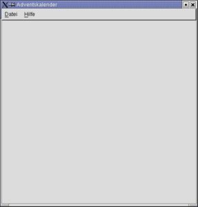 Abbildung 4: Das leere Programmfenster