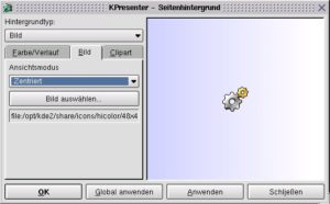 Abbildung 4: Der fertige Hintergrund in der Vorschau