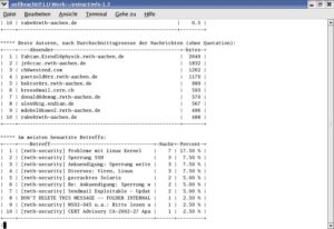 Abbildung 4: … oder die Auswertung in eine Textdatei schreiben