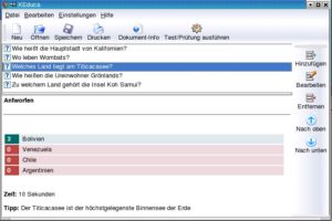 Abbildung 4: Ein Fragenkatalog