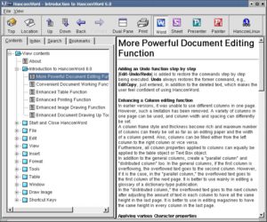 Abbildung 41: Das Hilfesystem von HancomOffice 2.0.1>