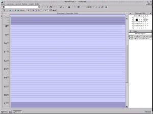 Abbildung 6: Bearbeitungsfenster vom KOrganizer 1.1.1
