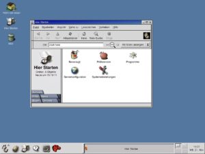 Abbildung 5: Der Standard-GNOME-Desktop von Red Hat Linux 7.2
