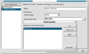 Abbildung 5: Welche Datenbank darf's sein?