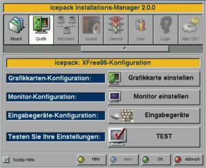 Abbildung 5: Um X Window einzurichten, prüfen Sie die automatisch erkannten Informationen zu Grafikkarte, Monitor und Maus