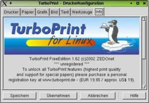 Abbildung 5: Exzellente Fotoqualität und Bedienkomfort bietet Turboprint für wenig Geld.