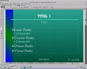 Abbildung 5: Das Anpassen eines Layouts.
