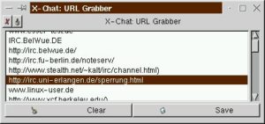 Abbildung 5: Der URL-Grabber merkt sich alle URLs, die im Gespräch von anderen erwähnt wurden