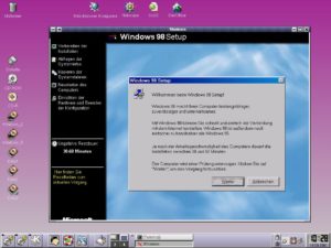Abbildung 5: Windows muss zusätzlich installiert werden