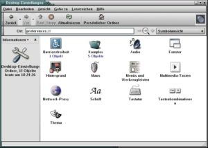 Abbildung 5: Kompakte GNOME-Konfiguration über Nautilus
