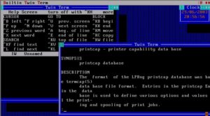 Abbildung 5: Twin ist ein Window Manager für die Konsole
