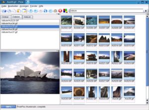 Abbildung 5: Thumbnails-Anzeige in PixiePlus