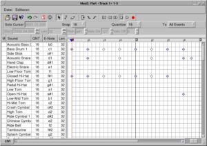 Abbildung 5: Der Drum-Editor