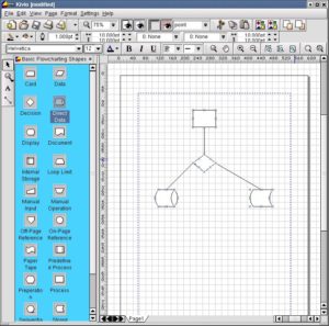 Abbildung 52: Kivio ist im KOffice-Paket für die Erstellung von Flussdiagrammen zuständig