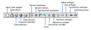Abbildung 6: Die Werkzeugleiste