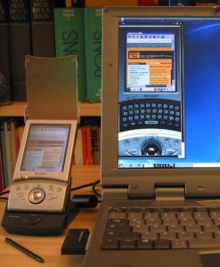 Abbildung 6: Der Zaurus per USB im Netz