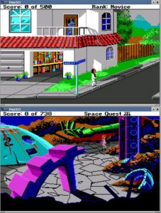 Abbildung 6: Leisure Suite Larry II und Space Quest III sind Beispiele für Sierra-Spiele, die mit FreeSCI wiederbelebt werden können