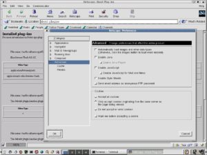 Abbildung 6: Der "alte" Netscape 4.76 baut neue Web-Seiten in Null-komma-Nichts auf