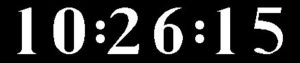 Abbildung 6: xdaliclock