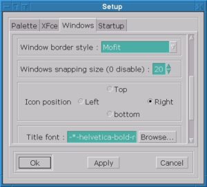 Abbildung 6: Fenster im Mofit-Design