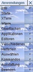 Abbildung 6: Eine skalierte und eine gekachelte Menü-Grafik