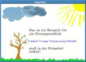 Abbildung 6: Frühling im Hintergrund