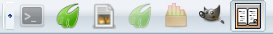 Abbildung 6: Per Klick in der Icon-Box wechseln Sie schnell zwischen Programmen.