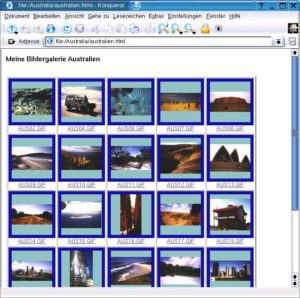 Abbildung 6: Fotoalbum für's Web