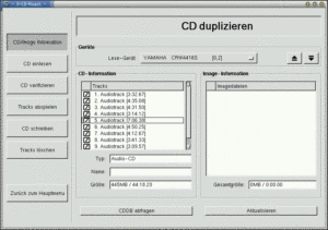 Abbildung 6: Kopieren einer Audio-CD