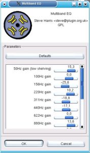 Abbildung 6: Der Multiband-Equalizer ist eines der vielen Plugins für Sweep