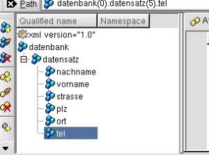 Abbildung 7: Ein vollständiger Datensatz