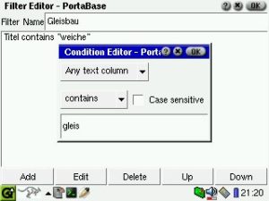 Abbildung 7: Filter bearbeiten