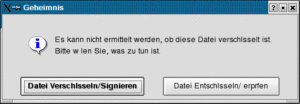 Abbildung 7: Ein wenig Paranoia hat noch keinem geschadet