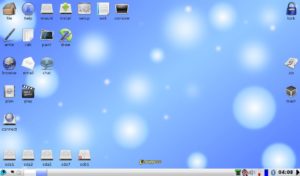 Abbildung 7: Puppy setzt auf die leichtgewichtige Desktop-Umgebung LXDE statt auf Gnome oder KDE und spart so gut 100 MByte Arbeitsspeicher.
