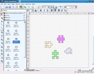 Abbildung 7: Mit Jigsaw-Schablonen Puzzle legen