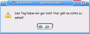 Abbildung 7: In die Zukunft schauen gibt's nicht!