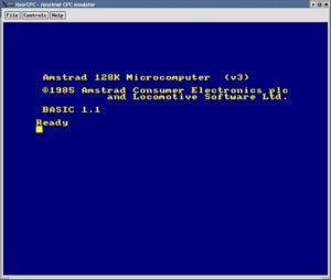 Abbildung 7: Der CPC-Emulator XCPC nach dem Start