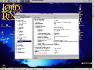 Abbildung 7: Wird das KDE-Kontrollzentrum unter Windows angezeigt, nennt es auch wahrheitsgemäß den laufenden X-Server
