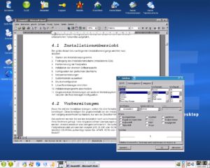 Abbildung 8: Mit Word läuft trotz Emulationsschicht auch die Verarbeitung großer Word-Dokumente zügig ab